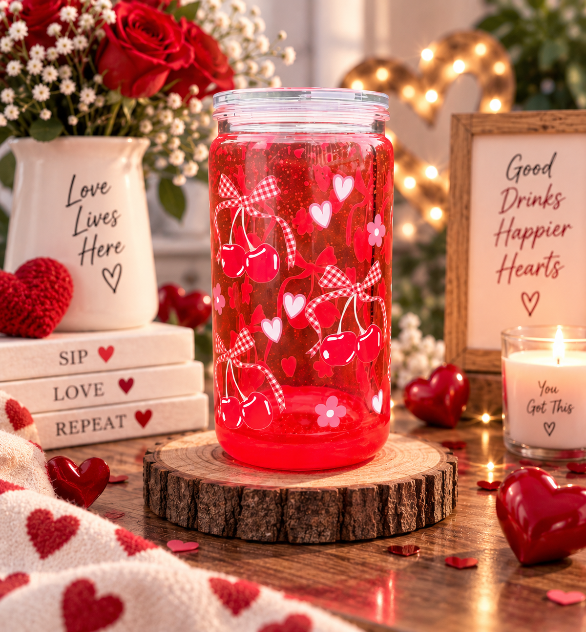 16oz Snowglobe Tumbler