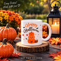 11oz White Ceramic Mug Halloween