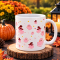 11oz White Ceramic Mug Halloween